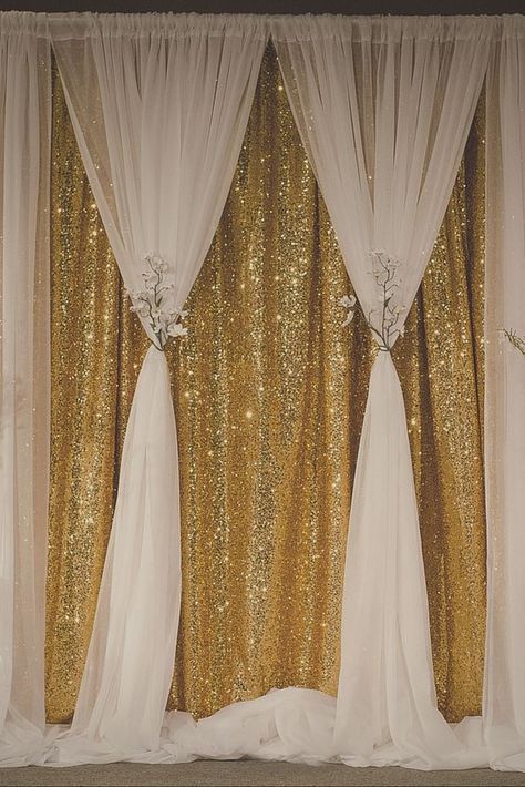 Ambientación con telas para evento